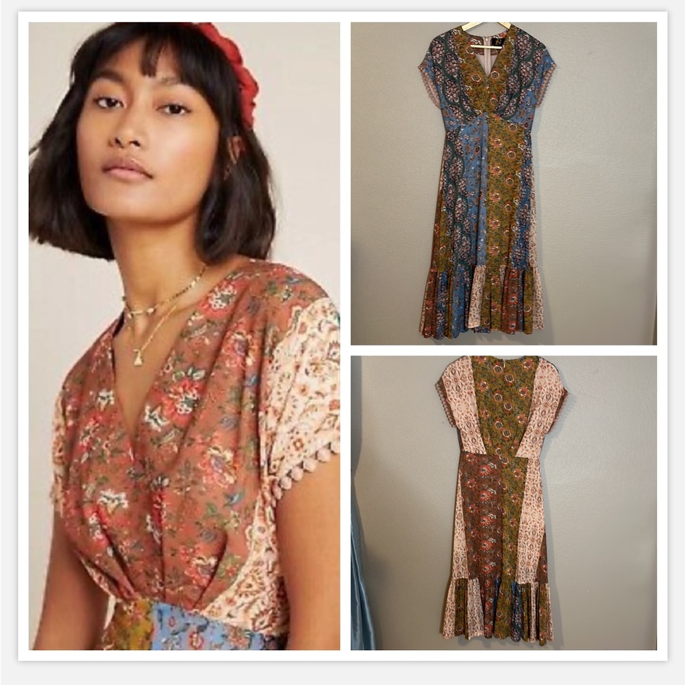 Sachin + Babi Angelica Embroidered Floral Dress Size 2